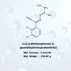 2-(2,3-dichlorophenyl)-2-guanidinyliminoacetonitrile)