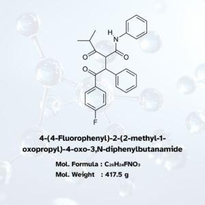 4-Fluoro-α-(2-methyl-1-oxopropyl)-γ-oxo-N,β-diphenylbenzenebutanamide